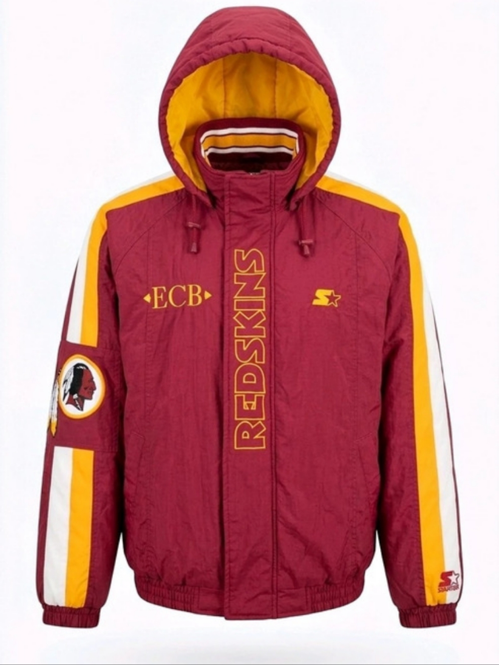 Y2K 90S Rare Starter Washington Redskins NFL Pro Line jacket Colorblock Jacket M